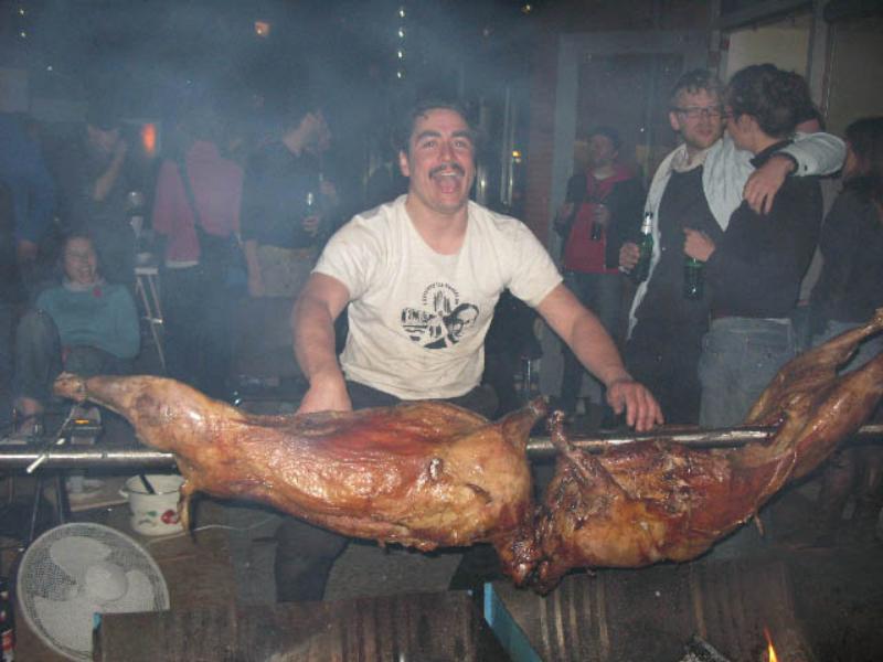 May 2007, WM issue #3:  Diego Fernandez went to Amsterdam to Roast a Goat with a Bicycle
